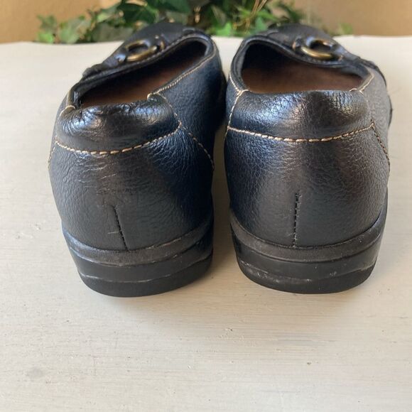 Clarks Pegg Alba Slip-On Black Comfort Ballet Flats Women’s Size 7 M - Picture 4 of 12